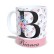 Caneca com Nome, inicial e fotos